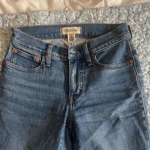 Madewell High Rise Blue Denim Jeans